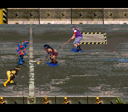 Street Hockey '95 (USA) (Beta) In game screenshot